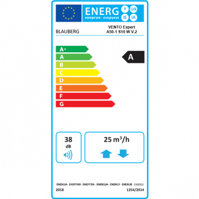 BLAUBERG VENTO EXPERT A50-1 S10 W V.3  mini rekuperatorius 1