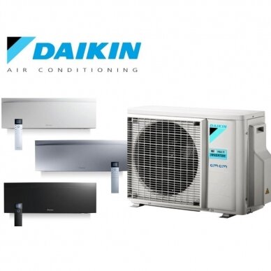 DAIKIN MULTISPLIT oro kondicionieriaus su EMURA vidiniu bloku 5-iems kambariams (su pasirinkimais)