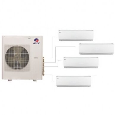 GREE MULTI SPLIT INVERTER FREE-MATCH oro kondicionierius 3ims kambariams 3