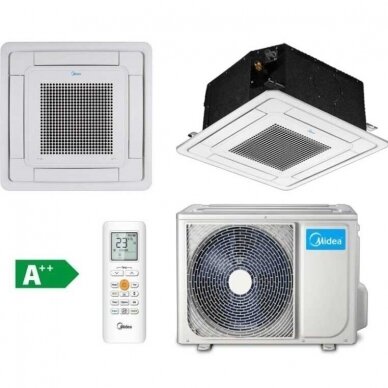 MIDEA COMPACT SPLIT MCA3U-12FNXD0 + MOB30-12HFN8 kasetinis oro kondicionierius