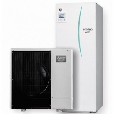 MITSUBISHI ELECTRIC ZUBADAN PUD-SHWM140YAA / EHST20D-YM9D ORAS-VANDUO ŠILUMOS SIURBLYS (14 KW)