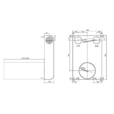 ZEHNDER COMFOAIR 70 (70m3/h) mini rekuperatorius 5